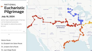 National Eucharistic Pilgrimage: When is it passing through your town?