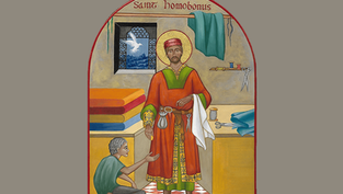 St. Homobonus, patron of business leaders, pray for us!