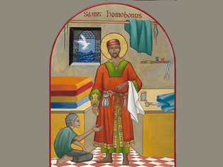 St. Homobonus, patron of business leaders, pray for us!