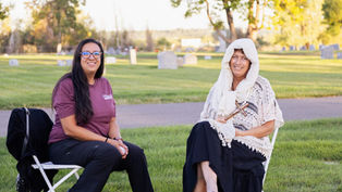 Saints Come Alive, Encouraging and Inspiring Guests at Mt. Olivet Catholic Cemetery’s Annual Night at the Cemetery