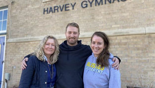 For the Harveys and Blessed Sacrament school, it’s all in the family
