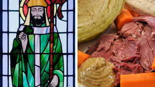 Where are Catholics allowed to eat corned beef on St. Patrick’s Day this Lent?