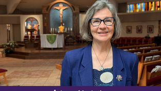 Rita Niblack smiles for a photo in Most Precious Blood parish