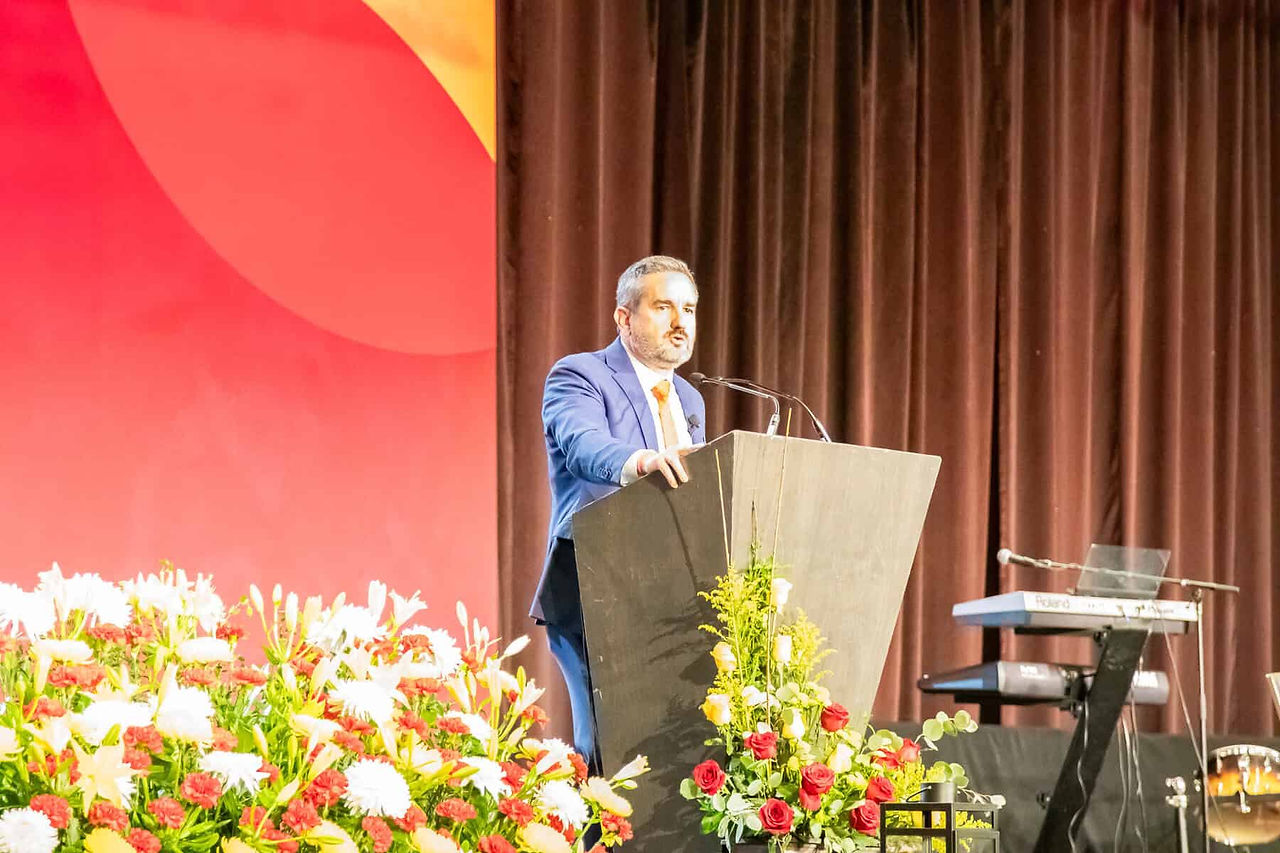 Luis Soto was one of the keynote speakers at the convention.
