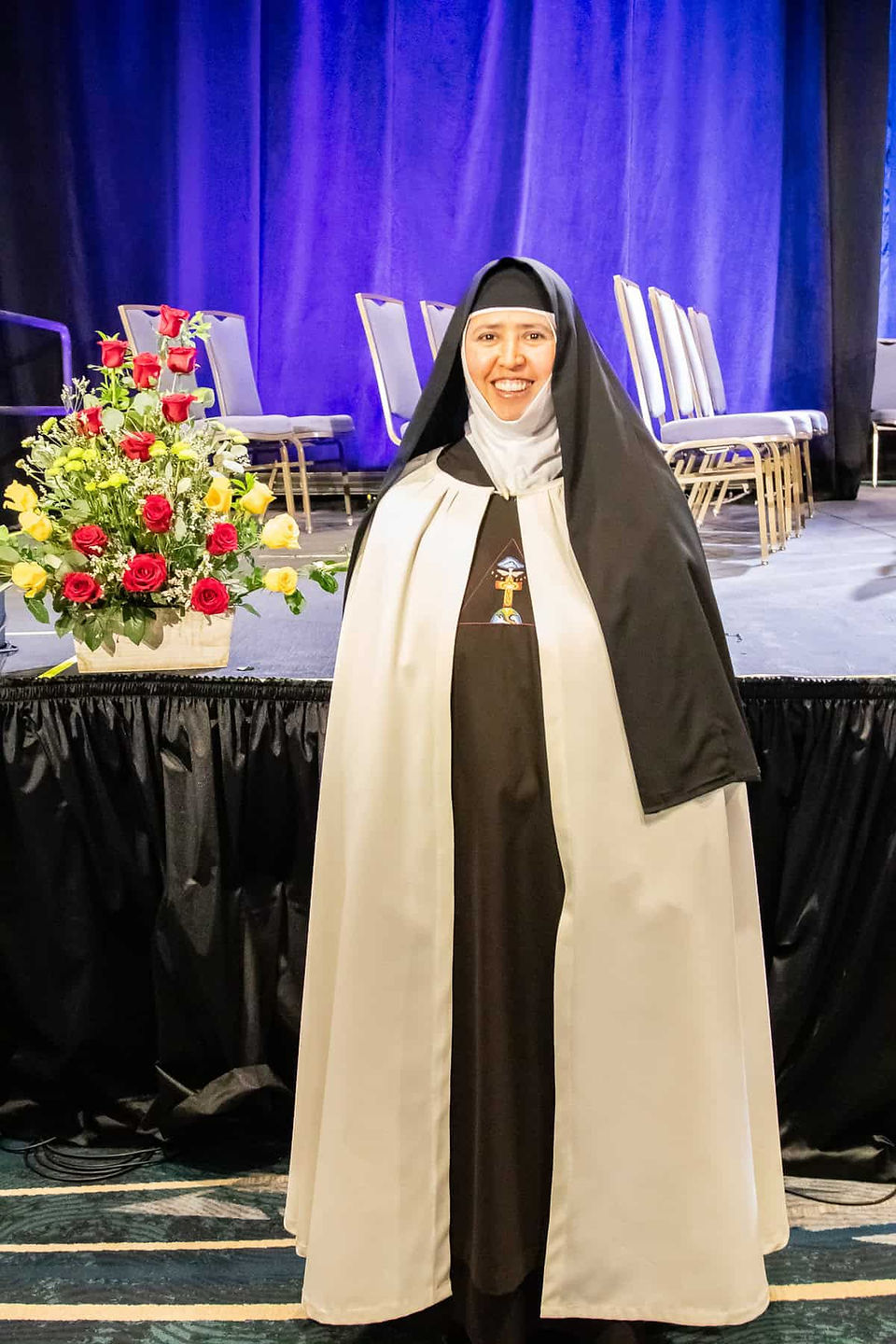 Sister Isabel Muñoz of the Allied Discalced Carmelites of the Holy Trinity, was one of the speakers.
