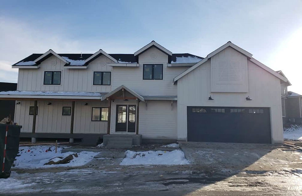 The Nasiatka family lost their home in the Marshall Fire in 2021. They found help from the Catholic community, including Catholic Charities, who provided funds from their emergency assistance fund to cover the cost of the roof of their new home, pictured above. (Photo provided)