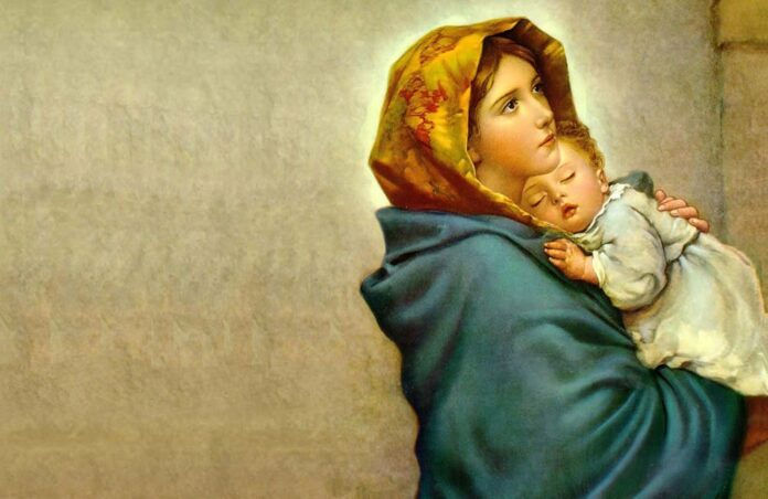 Madonna of the Streets by Roberto Ferruzzi. (Photo: Public Domain/Wikimedia Commons, edited)