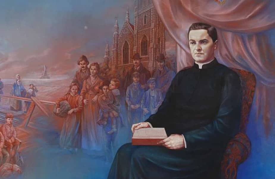 A portrait of Fr. Michael J. McGivney, by Antonella Cappuccio. (Photo courtesy of the Knights of Columbus)