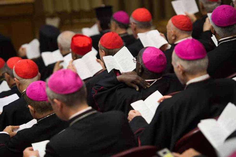 Church leaders meeting in synod