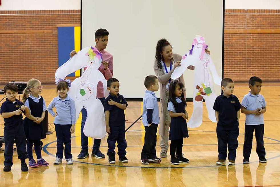 Denver, CO January 12, 2018 - Students at St Francis Catholic school present STEM projects and attend classes (photo by Andrew Wright)