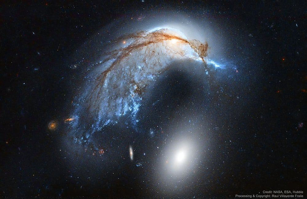 Bright stars in space