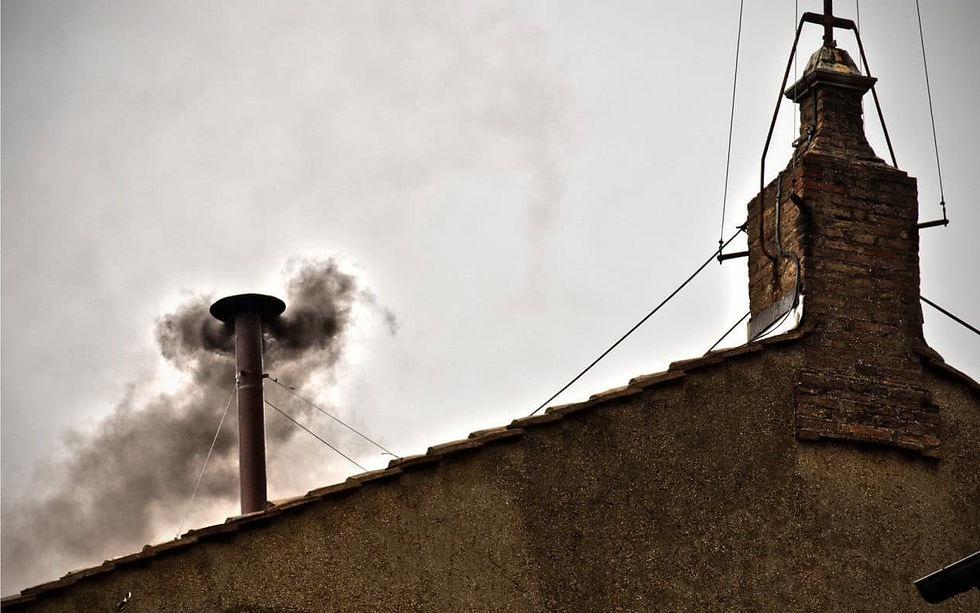 Black smoke signal from papal conclave