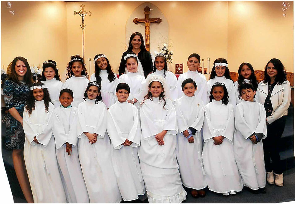 Robledo has been a staple in the lives of her Escuela students for 20 years, celebrating First Communions, graduations and birthdays with them. (Photo provided)