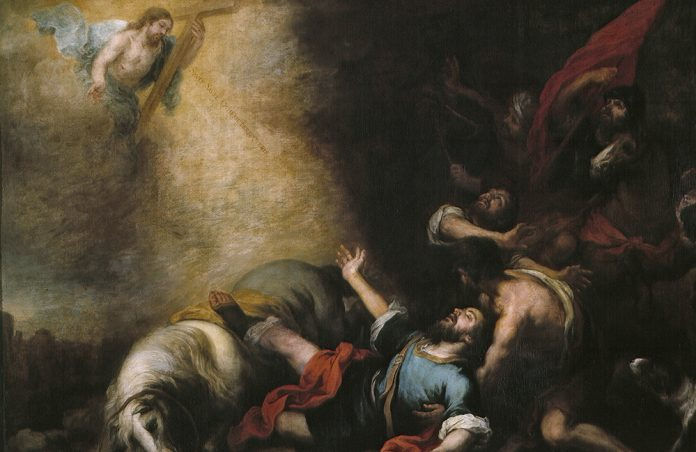 La conversión de San Pablo, Bartolomé Esteban Murillo , ca. 1675-82.