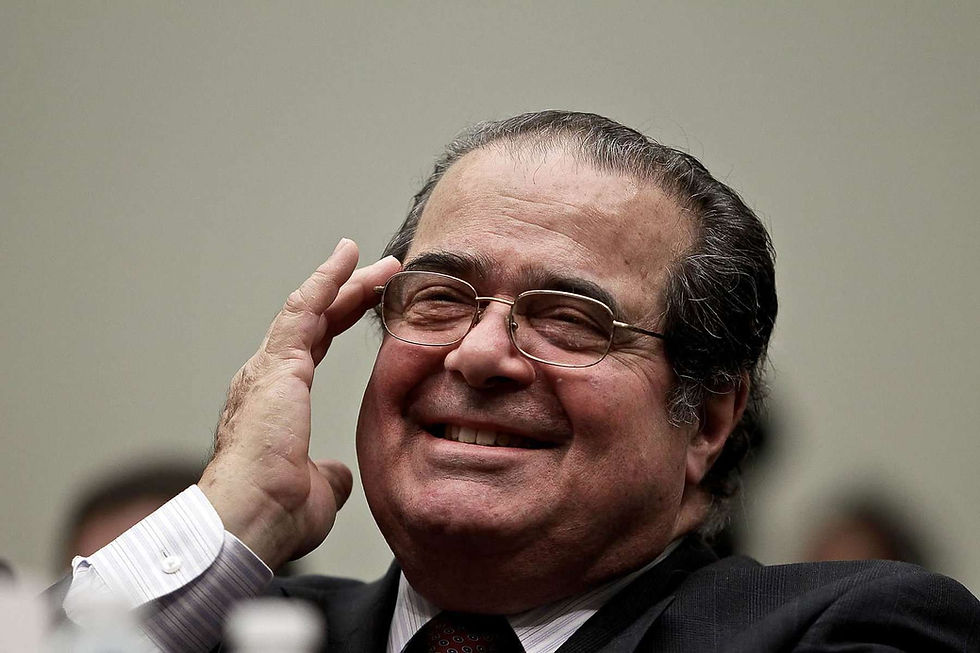 Justice Antonin Scalia smiling