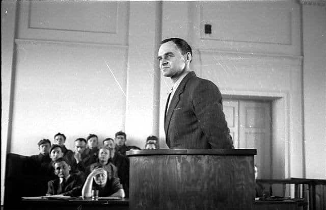 Witold Pilecki in court